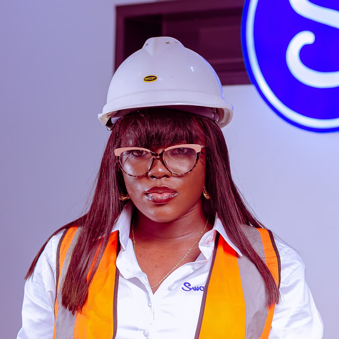 SNL Technology team member in safety gear