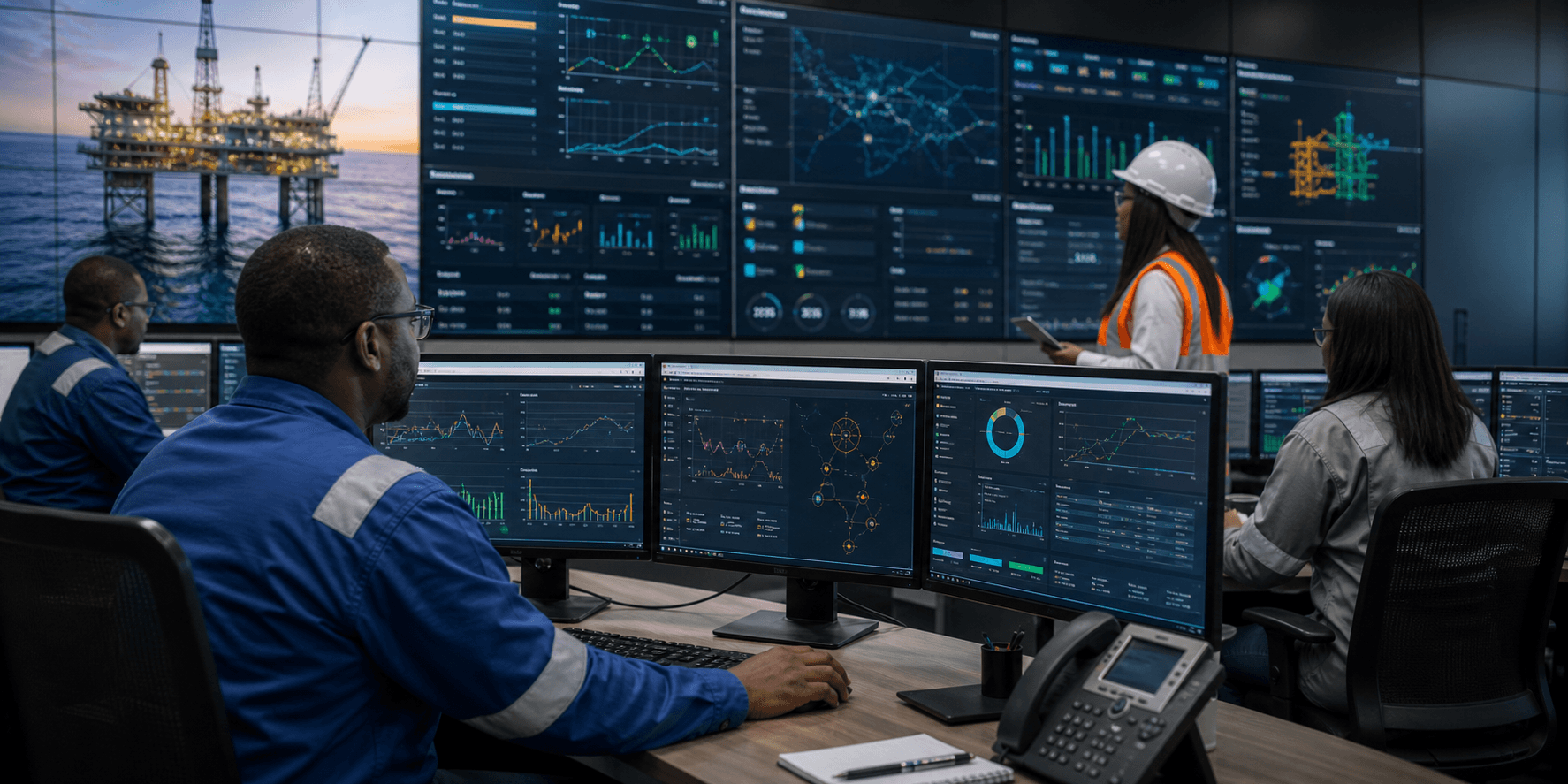 Enterprise software operations center dashboard